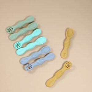 Baby Silicone Rice Cereal Feeding Spoon