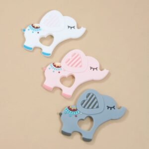 Rainbow Elephant Teether Toy