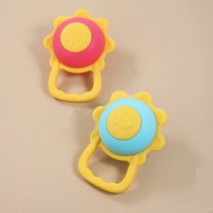 Sunflower Rattle Teether Toy